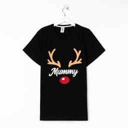 Футболка женская KAFTAN Xmas mom, размер 40-42