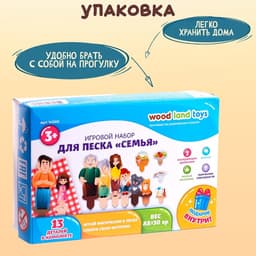 Набор для песка WoodLand Toys «Семья»