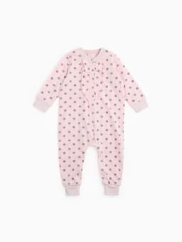 Комбинезон для девочки «Крошка Я. Горошек», рост 62-68 см, розовый