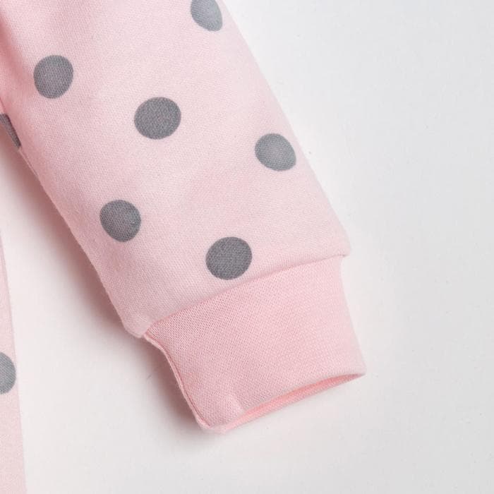 Комбинезон для девочки «Крошка Я. Горошек», рост 62-68 см, розовый