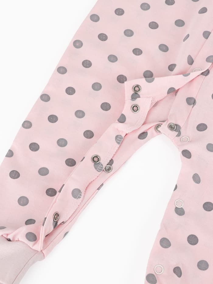 Комбинезон для девочки «Крошка Я. Горошек», рост 62-68 см, розовый