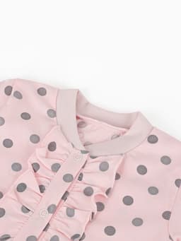 Комбинезон для девочки «Крошка Я. Горошек», рост 86-92 см, розовый