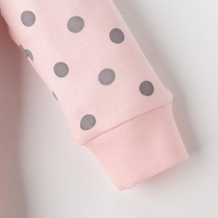 Комбинезон для девочки «Крошка Я. Горошек», рост 86-92 см, розовый