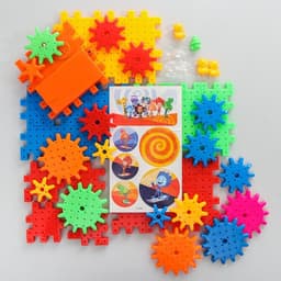 Конструктор, шестеренки, 99 деталей, свет, звук, Фиксики