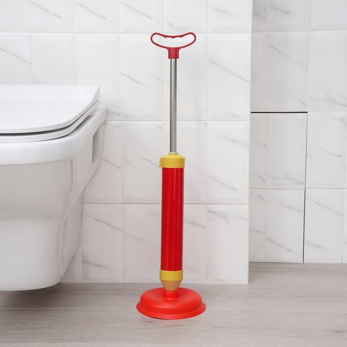 Вантуз вакуумный с адаптером, d=15.5 см, h=43 см