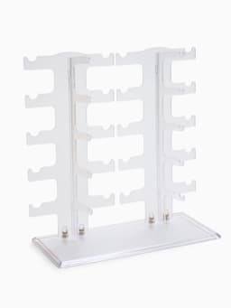 Подставка под очки 10 мест, 32×13×31 см, настольная, прозрачная