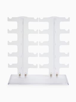 Подставка под очки 10 мест, 32×13×31 см, настольная, прозрачная