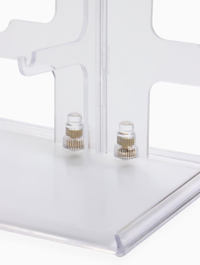 Подставка под очки 10 мест, 32×13×31 см, настольная, прозрачная