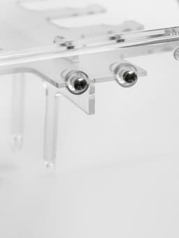 Подставка под очки 10 мест, 32×13×31 см, настольная, прозрачная