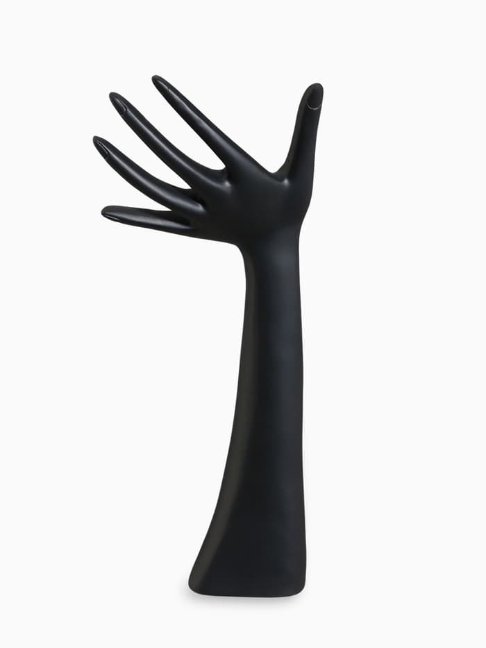 Подставка для украшений «QF. Рука», 12×6×31.5 см, чёрная