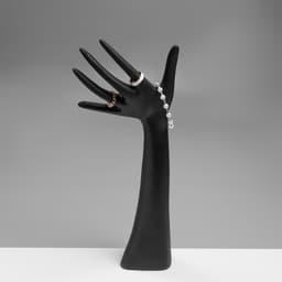 Подставка для украшений «QF. Рука», 12×6×31.5 см, чёрная