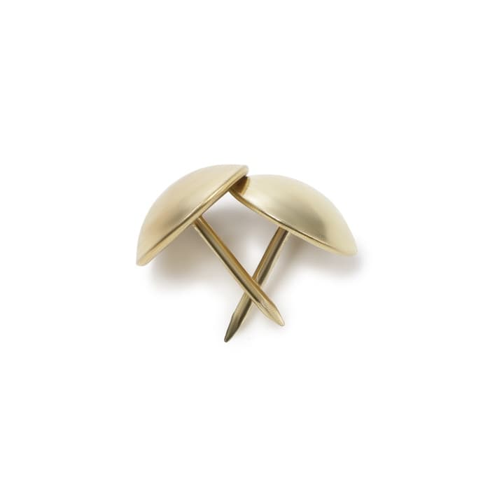 Гвозди ТУНДРА, декоративные, обивочные, 19×22 мм, золото, 200 шт.