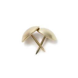 Гвозди ТУНДРА, декоративные, обивочные, 19×22 мм, золото, 200 шт.