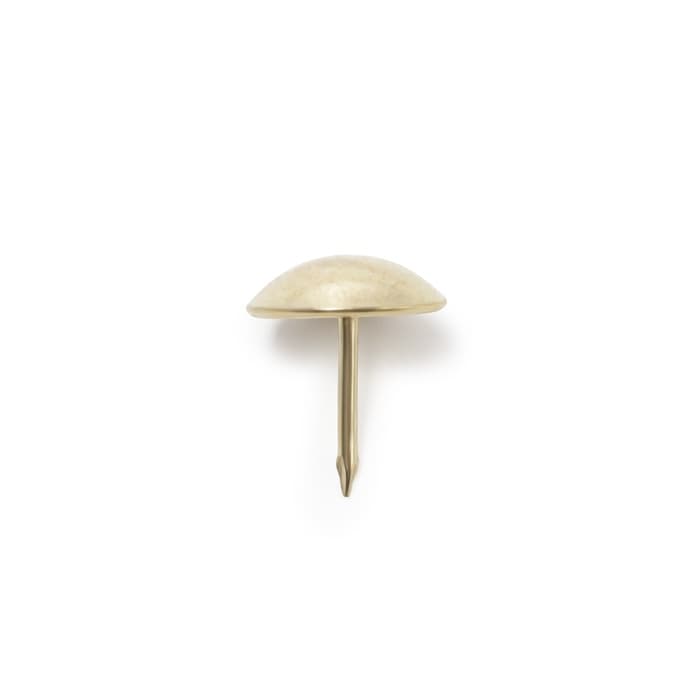 Гвозди ТУНДРА, декоративные, обивочные, 19×22 мм, золото, 200 шт.