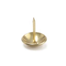 Гвозди ТУНДРА, декоративные, обивочные, 19×22 мм, золото, 200 шт.