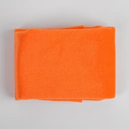 Ткань для рукоделия, плюш, оранжевая, лоскут 53×50 см