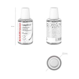 Клей канцелярский ErichKrause Standard, 20 мл, с кисточкой