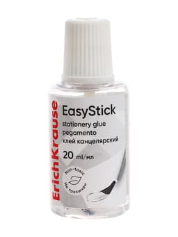 Клей канцелярский ErichKrause Standard, 20 мл, с кисточкой