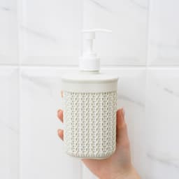 Дозатор для мыла «Вязание», 500 мл, белый ротанг