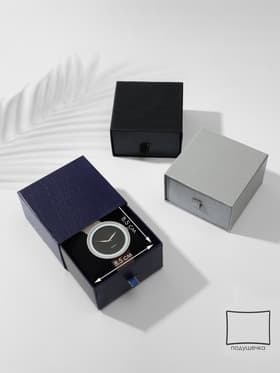 Коробочка подарочная под браслет, часы «Рептилия», 9×9 см, (полезная часть 8.5×8.5 см), выдвижная, МИКС