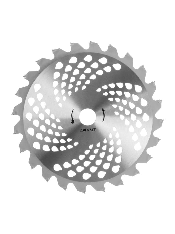 Нож для триммера ТУНДРА, 230×25.4 мм, 24 зуба