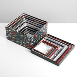 Коробки подарочные новогодние набор 10 в 1 «Новогодний», 10×10×6 ‒ 28×28×15 см