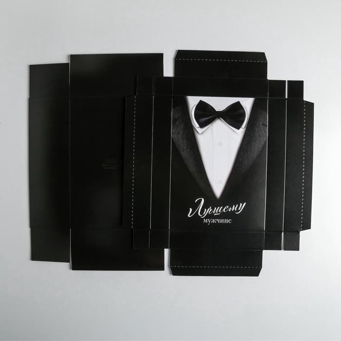 Коробка подарочная складная, упаковка, «Джентльмен», 21×15×7 см