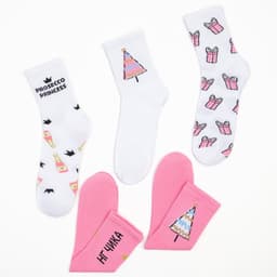 Носки женские новогодние KAFTAN «Сияй», набор 5 пар, размер 36-40 (23-25 см)