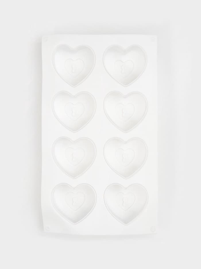 Набор кондитерский Доляна, 2 предмета: форма для муссовых десертов 29.5×17×4.3 см, молд 6.7×3.3 см