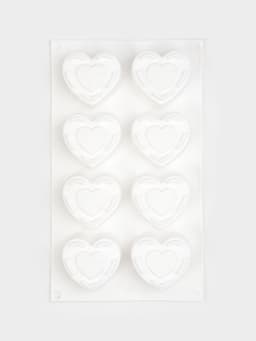 Набор кондитерский Доляна, 2 предмета: форма для муссовых десертов 29.5×17×4.3 см, молд 6.7×3.3 см