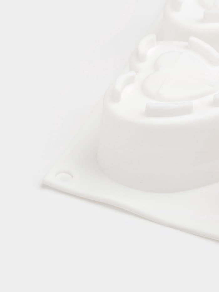 Набор кондитерский Доляна, 2 предмета: форма для муссовых десертов 29.5×17×4.3 см, молд 6.7×3.3 см