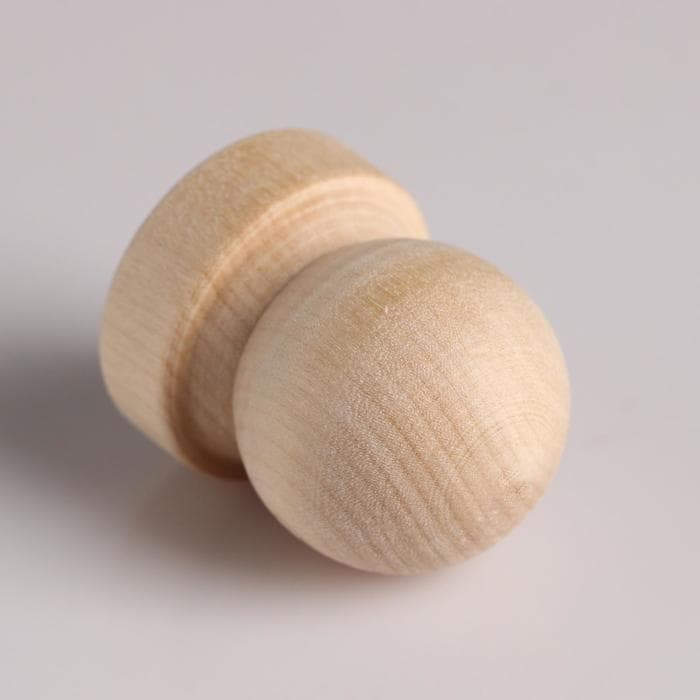 Ручка деревянная «Комод. Шкаф», h=45 мм, d=37 мм