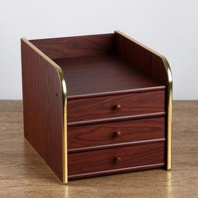 Органайзер 4 секции (3 ящика, полка), 25×34×26 см