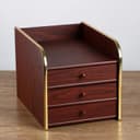 Органайзер 4 секции (3 ящика, полка), 25×34×26 см