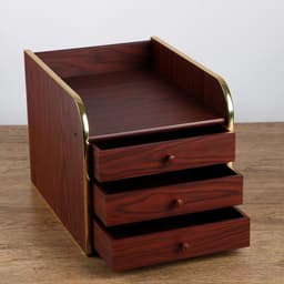 Органайзер 4 секции (3 ящика, полка), 25×34×26 см