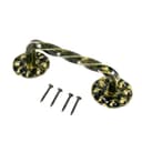 Ручка-скоба «Белгород» Витая 150 мм, цвет золото