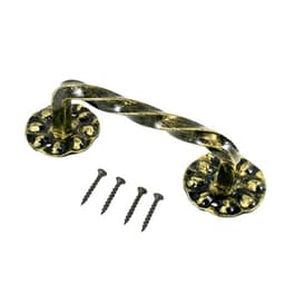 Ручка-скоба «Белгород» Витая 150 мм, цвет золото