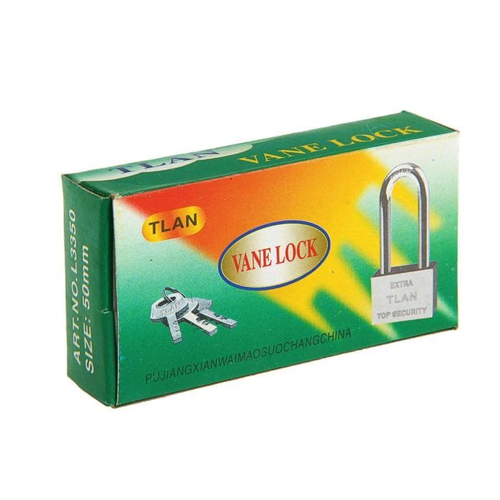 Замок навесной, тип 6, 6×50 мм, длинная дужка