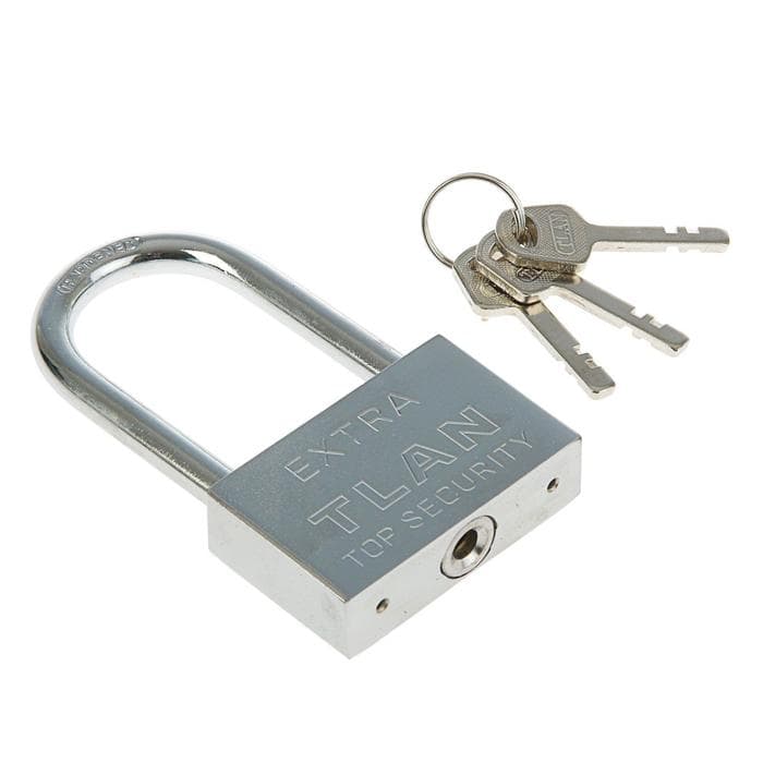 Замок навесной, тип 6, 7×70 мм, длинная дужка