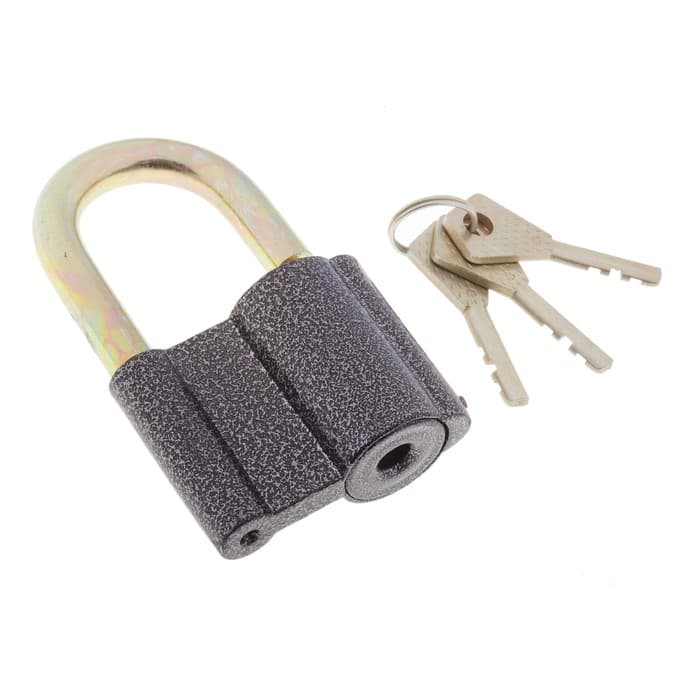 Замок навесной, 54×80 мм, 3 ключа