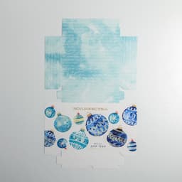 Упаковка для кондитерских изделий «Новогодние шары», 20×17×6 см