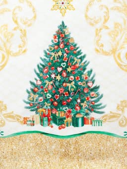 Дорожка на стол новогодняя «Этель» Golden Christmas, размер 40×147 см