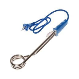 Электрокипятильник со спиралью, Luazon LEK 05, 1500 Вт, 32×4 см, 220 В, синий