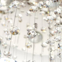 Светильник каскад 671301/8 GU10 40 Вт хром 60×60×205 см BayerLux