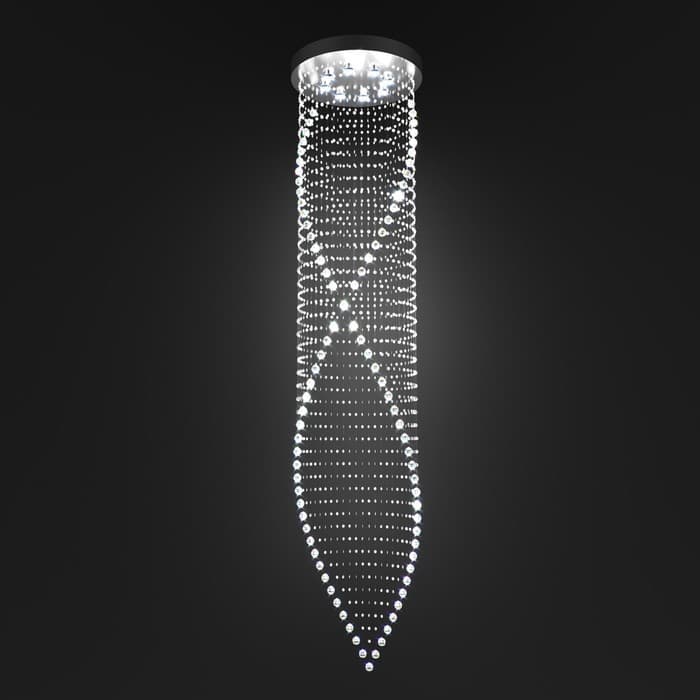 Светильник каскад 671301/8 GU10 40 Вт хром 60×60×205 см BayerLux