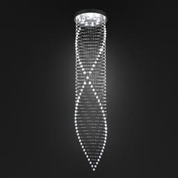 Светильник каскад 671301/8 GU10 40 Вт хром 60×60×205 см BayerLux