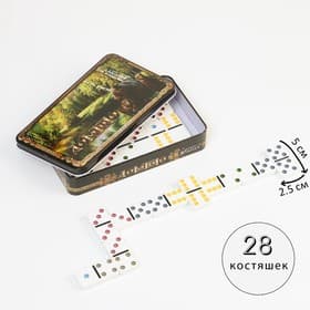 Домино классическое «Медведи», 28 шт.