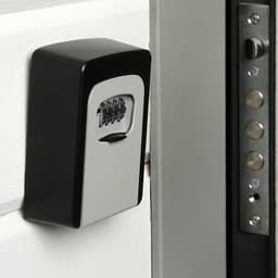 Сейф-ключница кодовая, металлическая, усиленная, серый