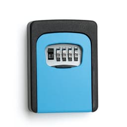 Сейф-ключница кодовая ТУНДРА, металлическая, усиленная, синий