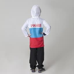 Дождевик триколор «Россия», плащевая ткань с водоотталкивающей пропиткой, уголок триколор, рост 146-152 см